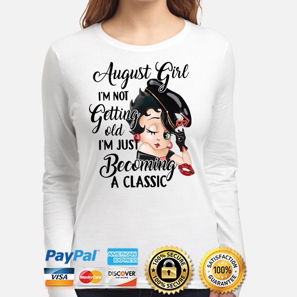 betty boop long sleeve t shirts