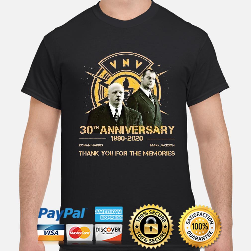 Guvernør månedlige forråde VNV Nation 30th anniversary thank you for the memories shirt, hoodie,  sweater, long sleeve and tank top