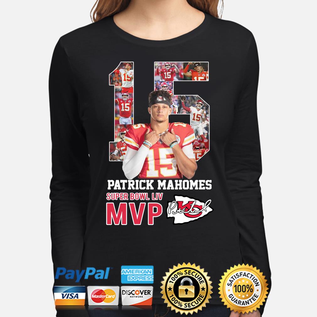 KC Chiefs MVP #15 P. Mahomes White Jersey Men's M NWT SUPER BOWL