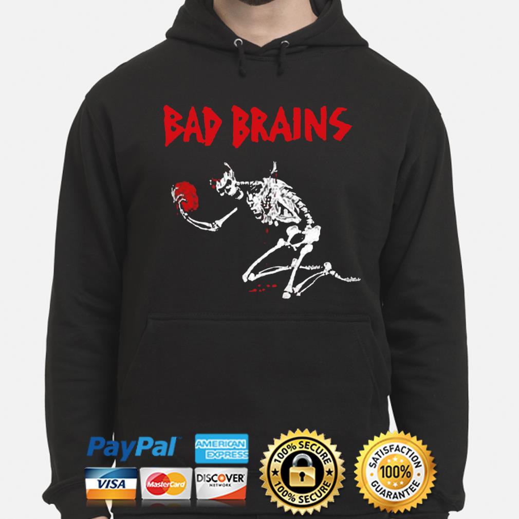 BAD BRAINS Skeleton Brain Spoon Men's T-Shirt
