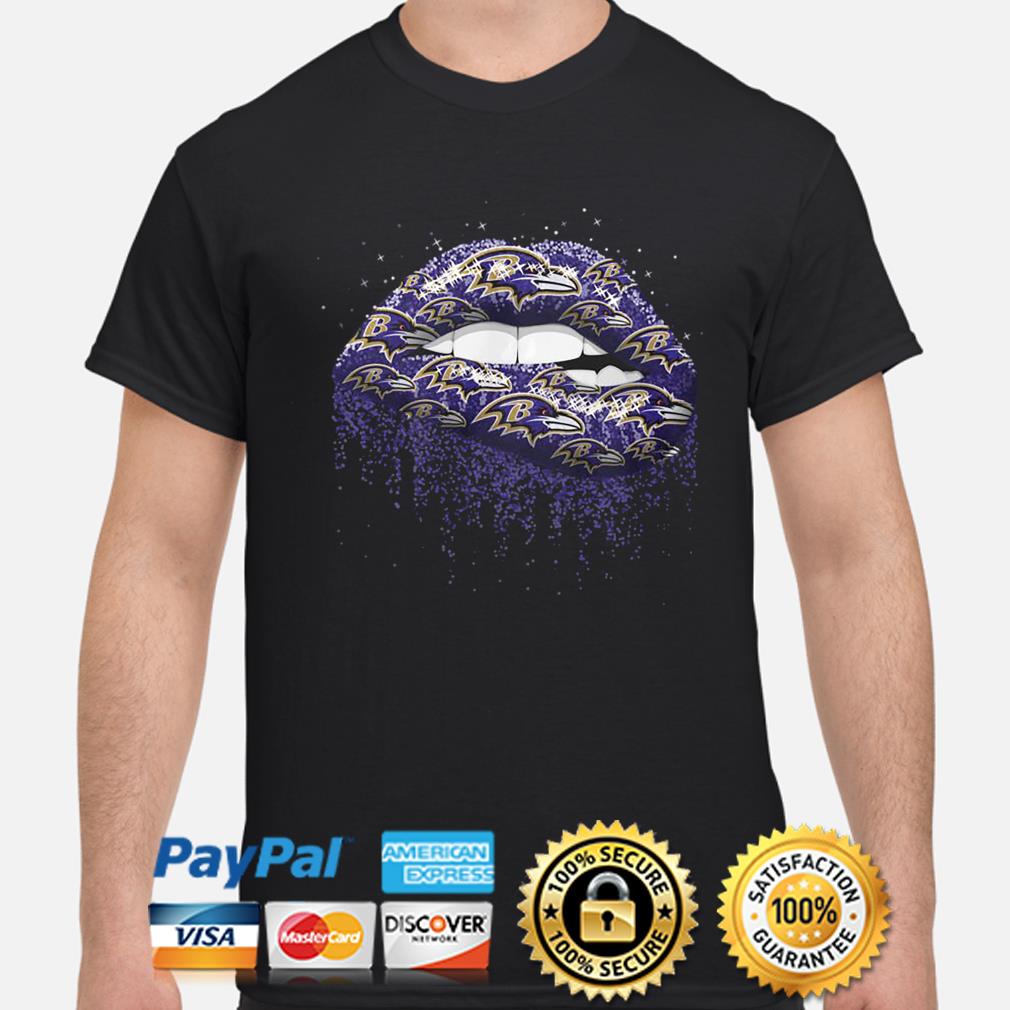 NFL Baltimore Ravens Lips Shirt - Trend T Shirt Store Online