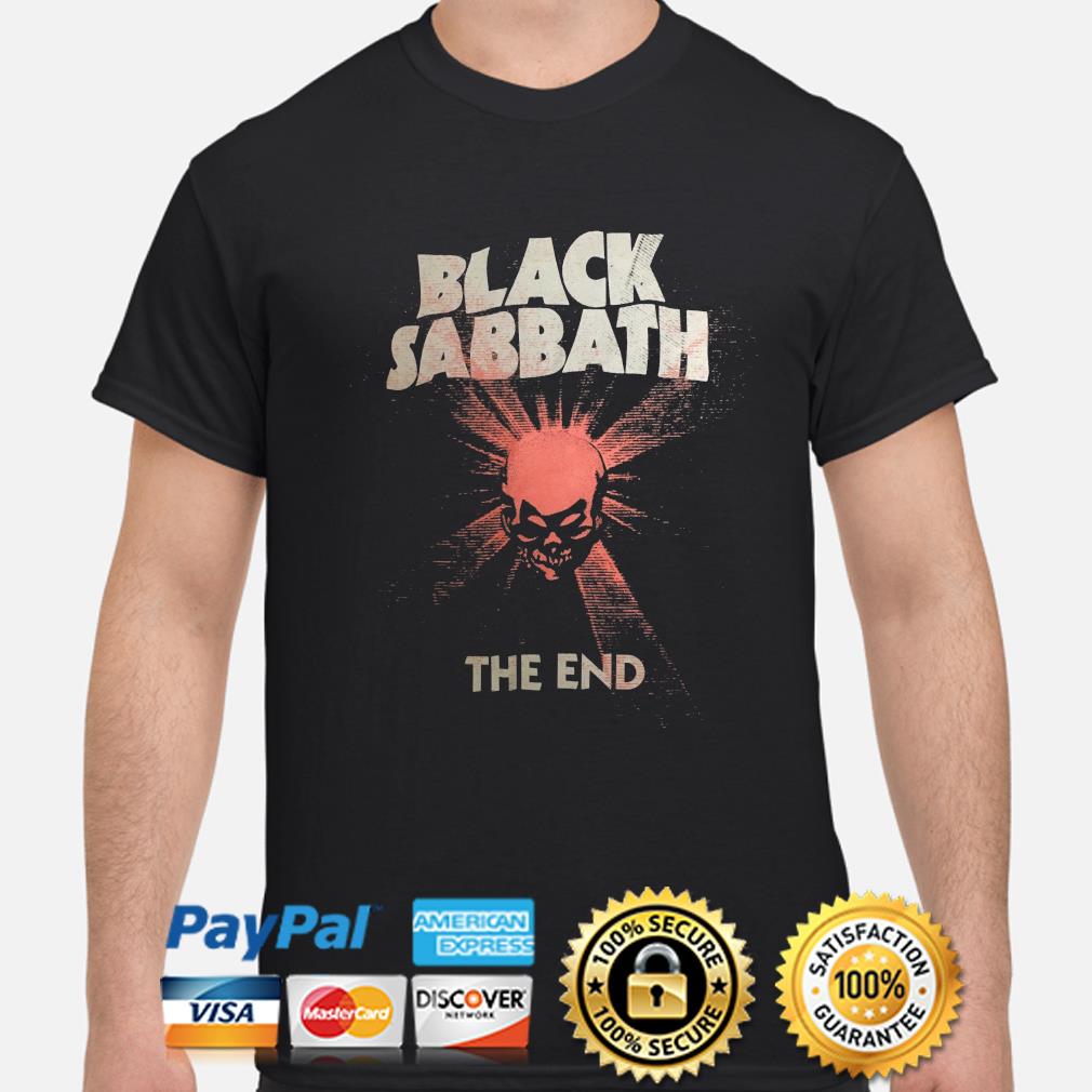 black sabbath the end shirt