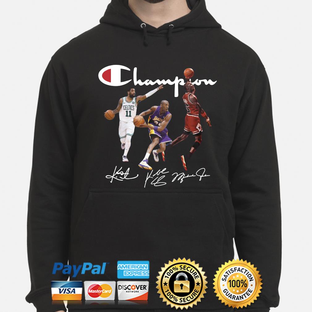 Official champions Kobe Bryant shirt, hoodie, sweatshirt for men and women