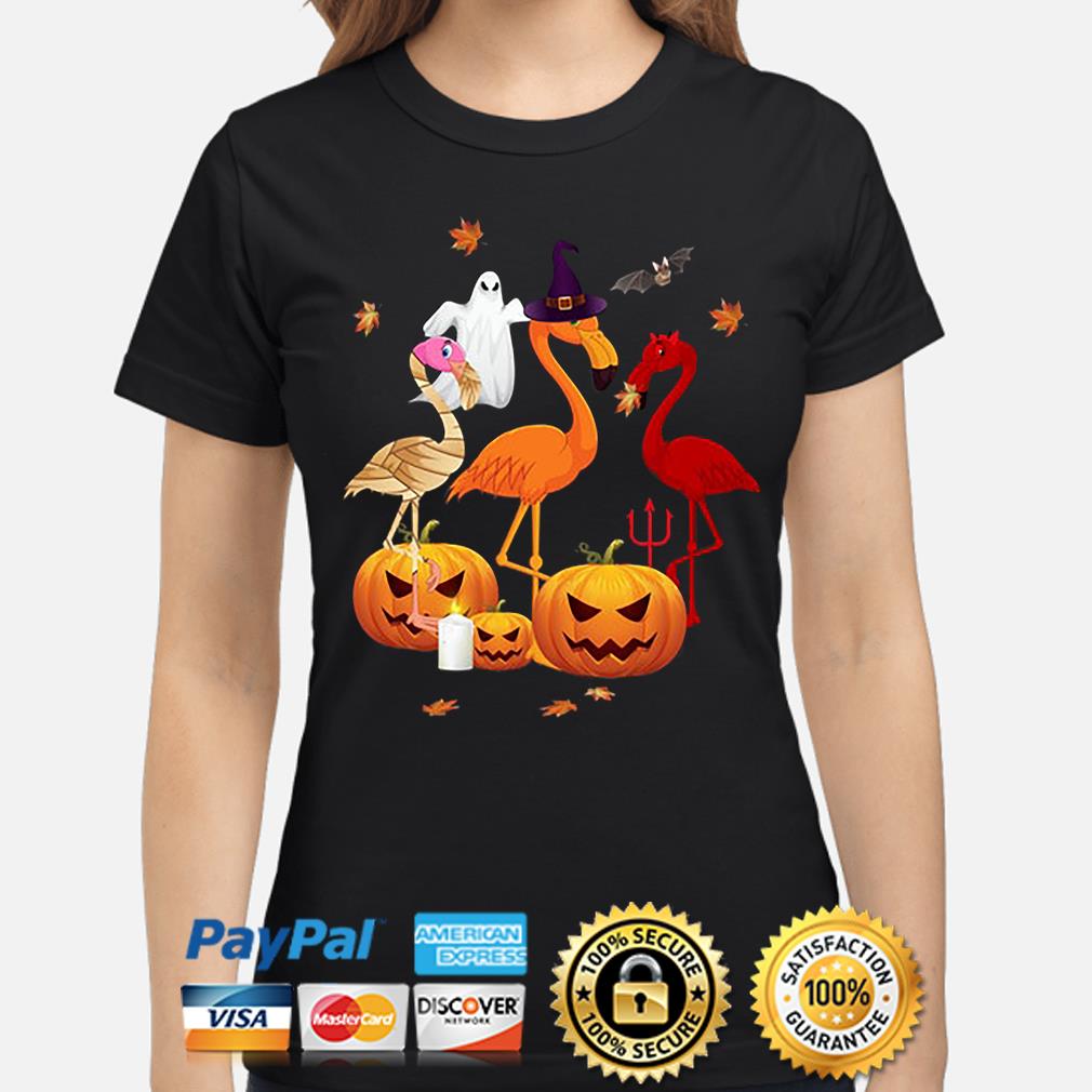 halloween flamingo shirt