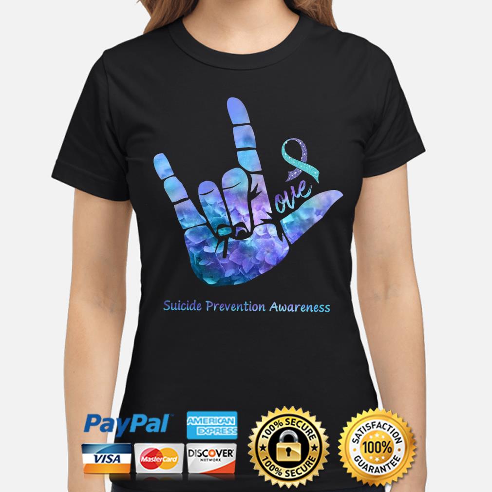 Love suicide prevention awareness t-shirt, hoodie, sweater, long sleeve and  tank top