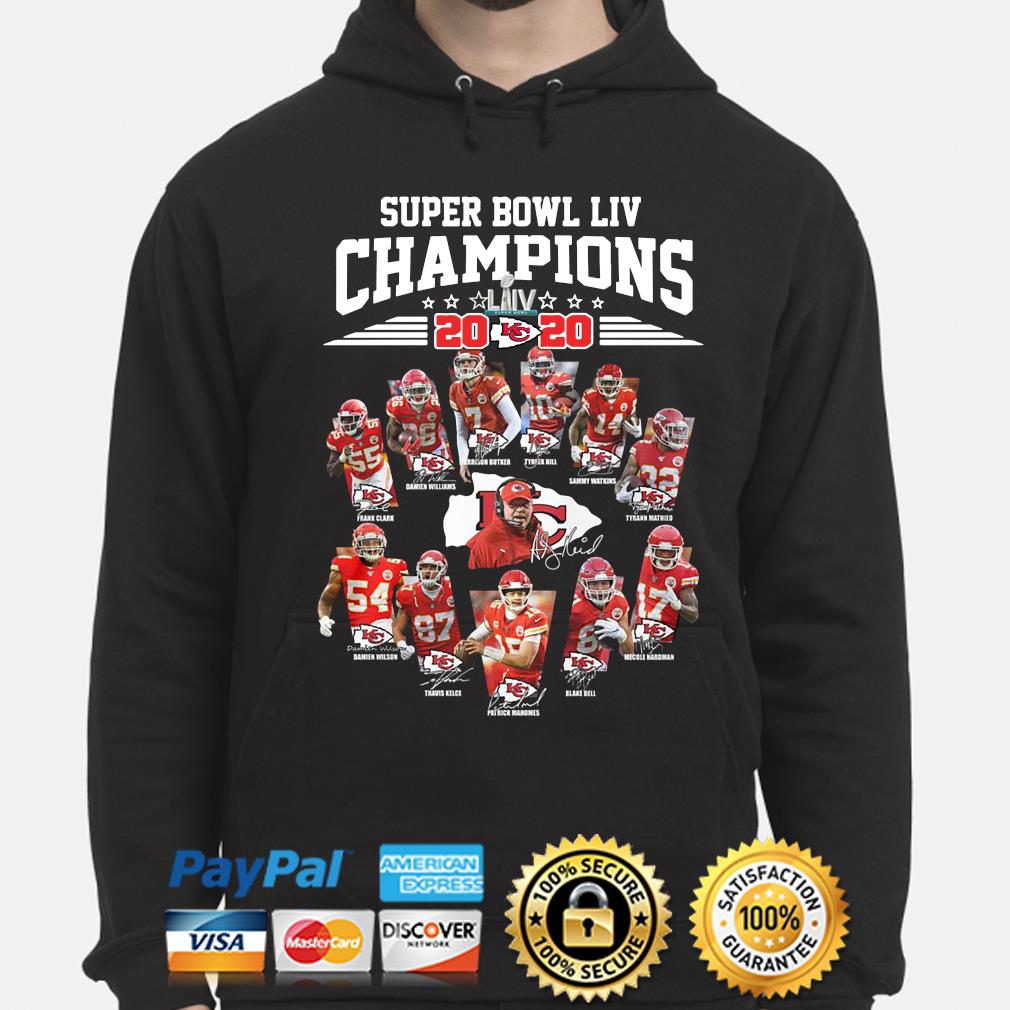 Kansas City Chiefs Super Bowl LIV Champions 54 Shirt, hoodie