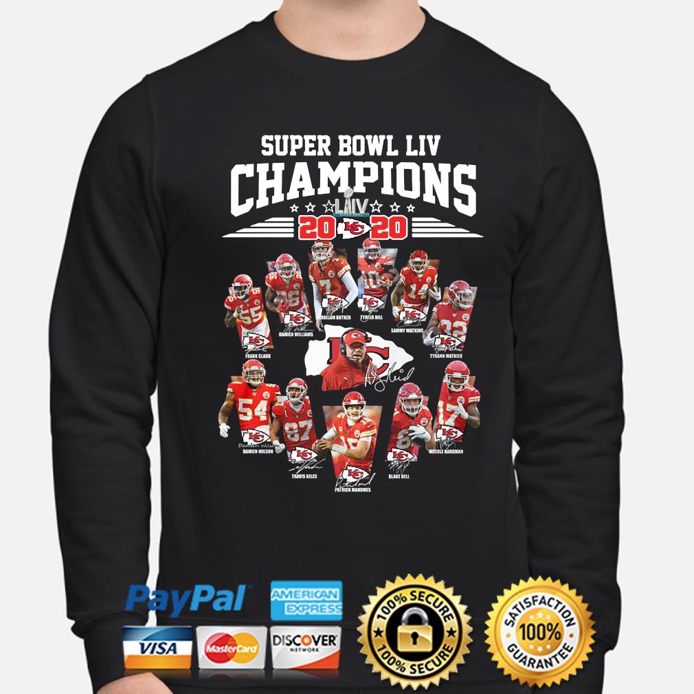 Kansas City Chiefs Super Bowl LIV Champions Gear, Autographs