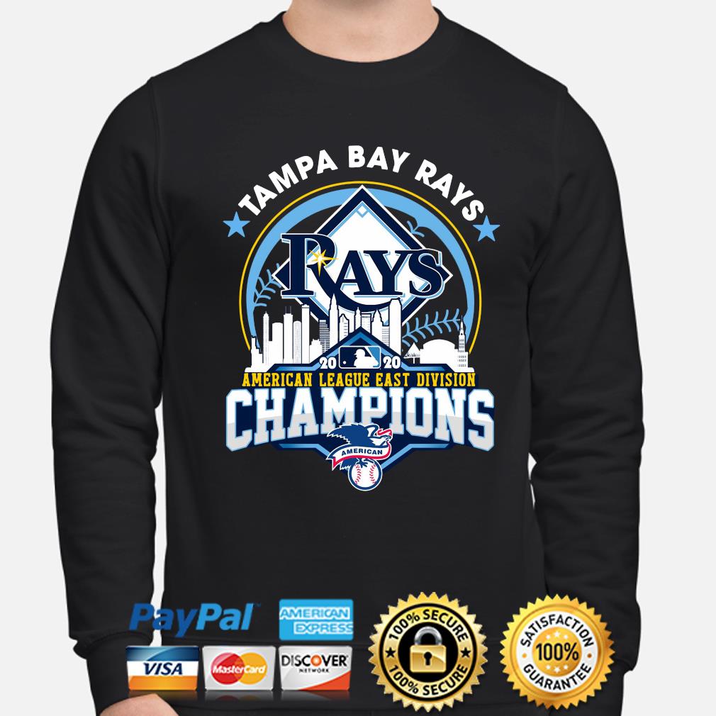 Mlb shop tampa bay rays al east Division champions shirt, hoodie