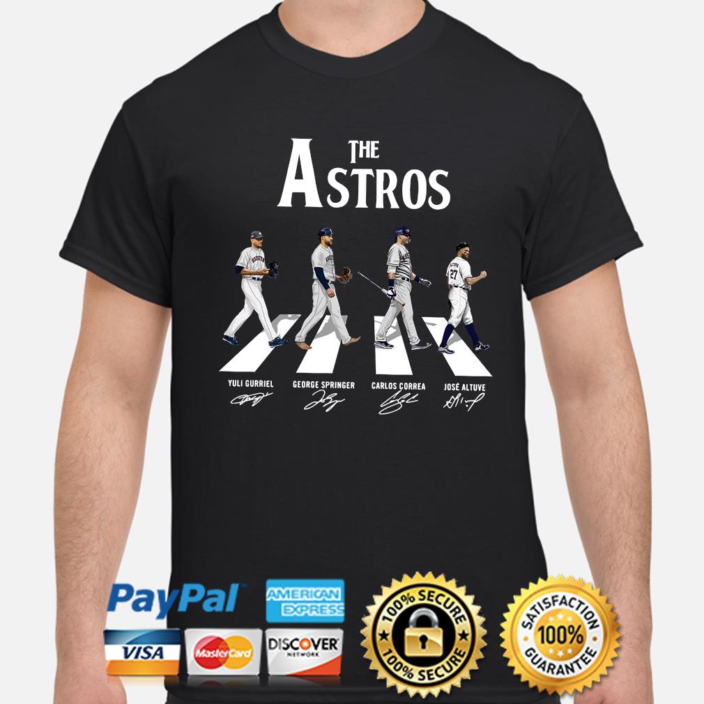 The Astros Houston Astros Abbey Road signatures shirt, hoodie, sweater,  long sleeve and tank top