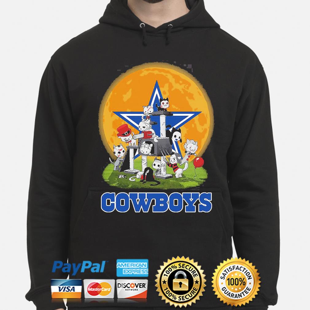 Cats Horror Character Dallas Cowboys Halloween shirt, hoodie, sweater, long  sleeve and tank top