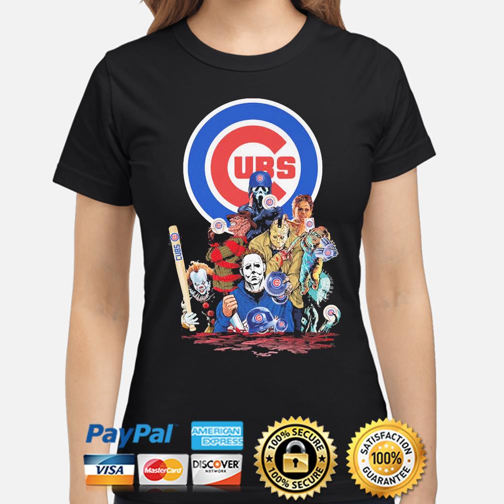 Cubs Tee Shirt 3D Pumpkin Skeleton Halloween Chicago Cubs Gift