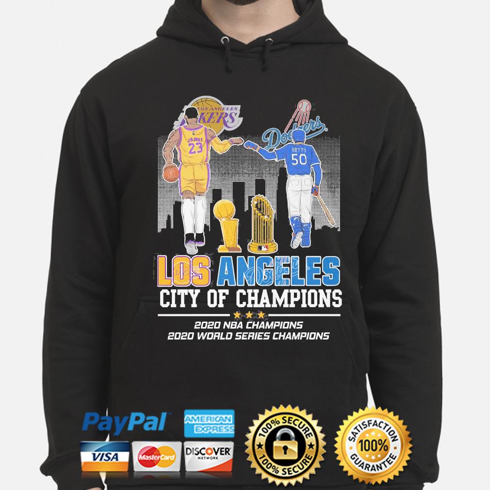 Los Angeles California Los Angeles Dodgers Lakers Champions 2020 shirt,  hoodie, sweater, long sleeve and tank top