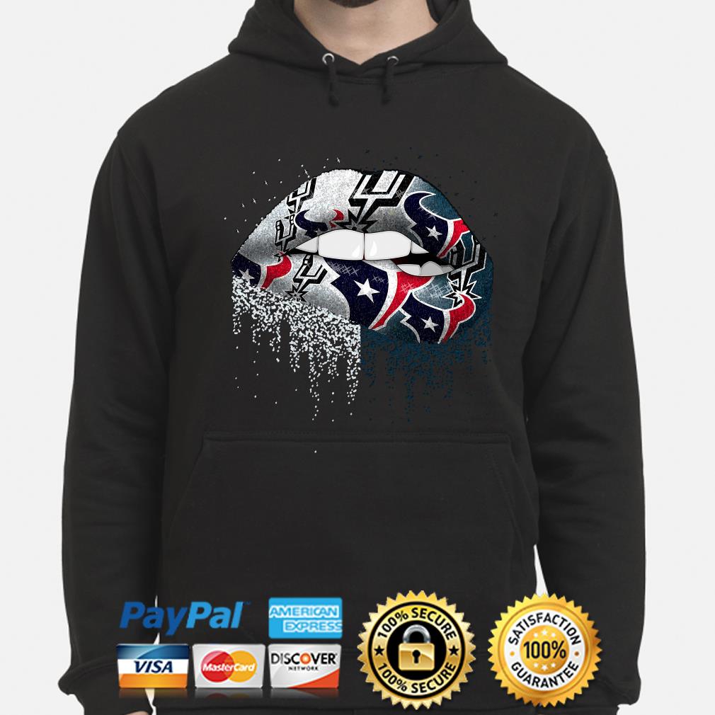 Lip San Antonio Spurs and Houston Texans shirt, hoodie, sweater, long  sleeve and tank top