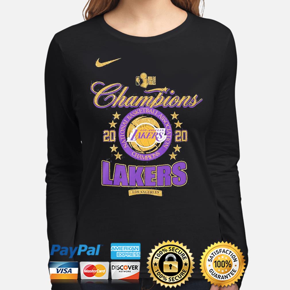 Nike Los Angeles Lakers 2020 NBA Champions Locker Room Edition T Shirt 2XL