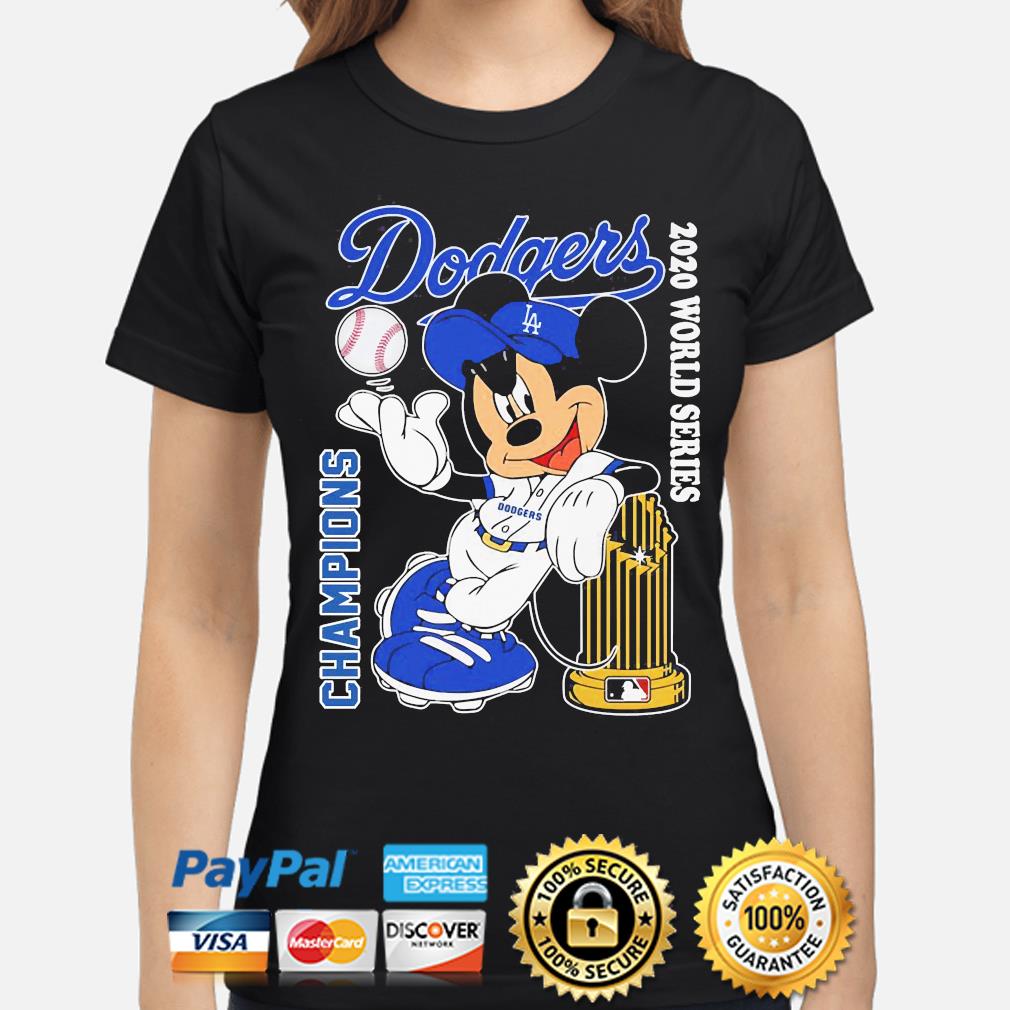 Mickey Mouse Los Angeles Dodgers Champion 2020 world Series shirt