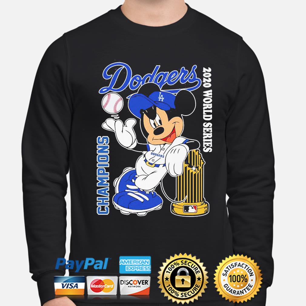 Lovely Mickey Mouse Los Angeles Dodgers Champions 2020 World