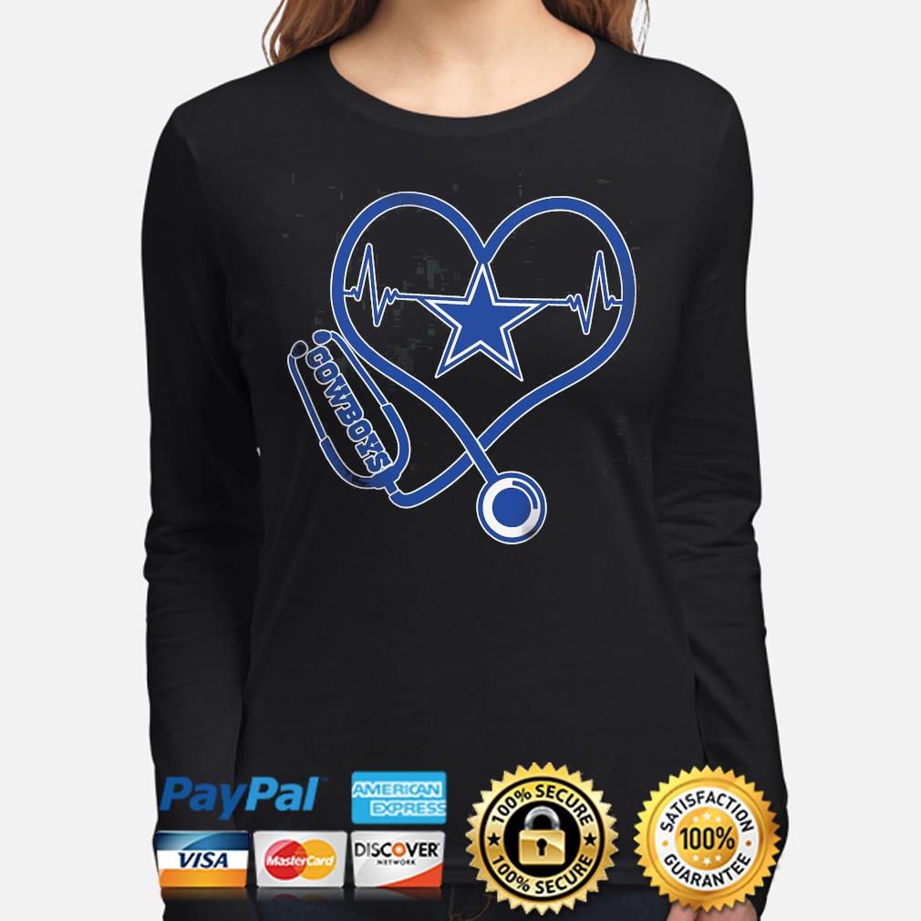 Nice Heartbeat Nurse Love Dallas Cowboy Shirt