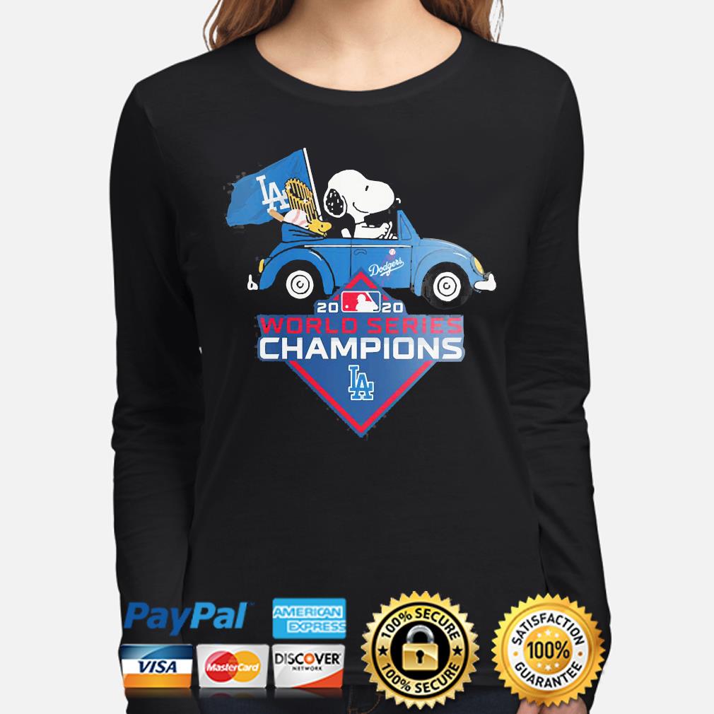 Snoopy Los Angeles Dodgers world series Champions 2020 shirt