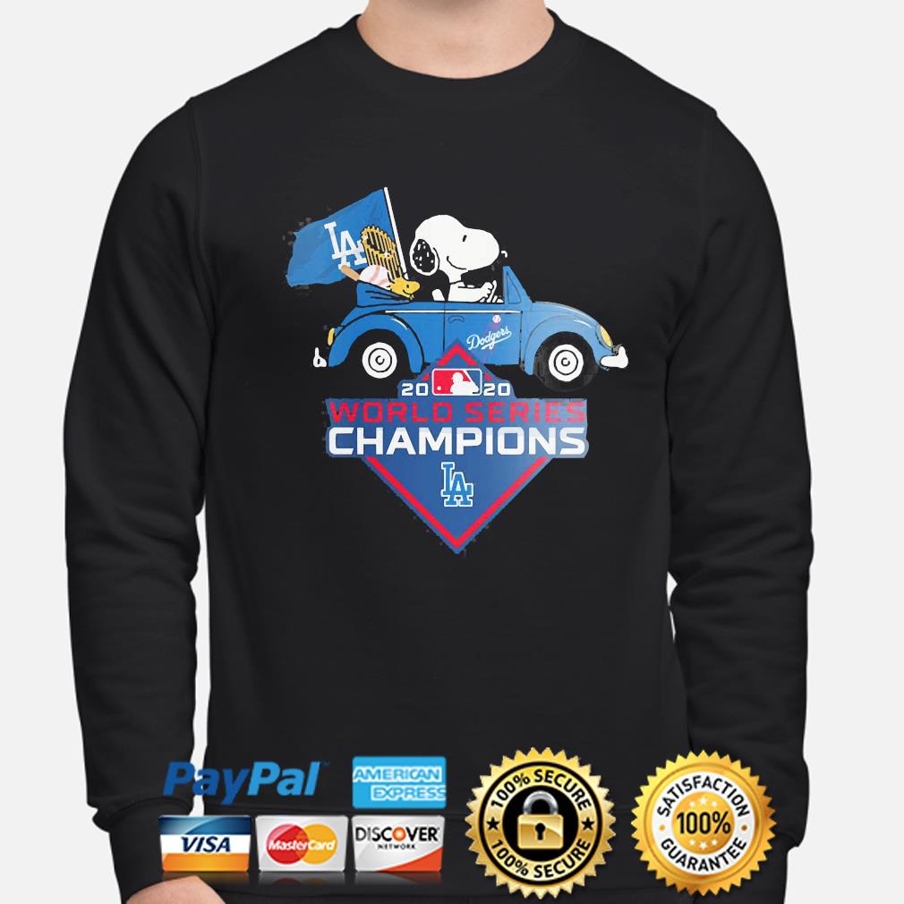 Snoopy Los Angeles Dodgers 2020 World Series Champions Shirt