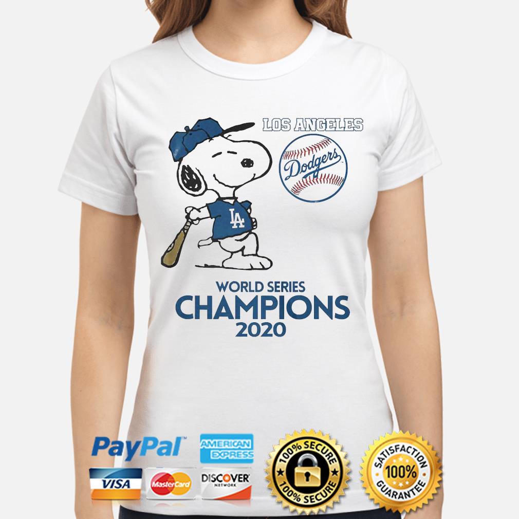 Snoopy Los Angeles Dodgers world Series Champions 2020 shirt