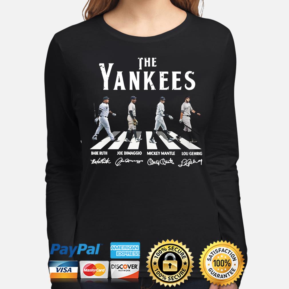 Official the New York Yankees Abbey Road 2023 Signatures Shirt