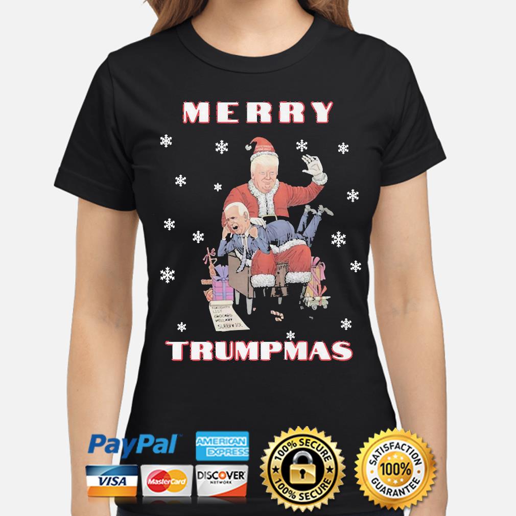 Trump Spanking Joe Biden Merry Trumpmas Christmas sweatshirt, hoodie,  sweater, long sleeve and tank top