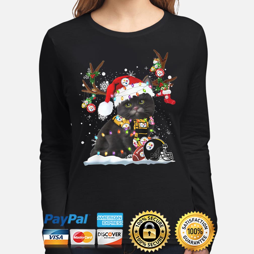 Pittsburgh Steelers Santa Claus Christmas T-Shirt 