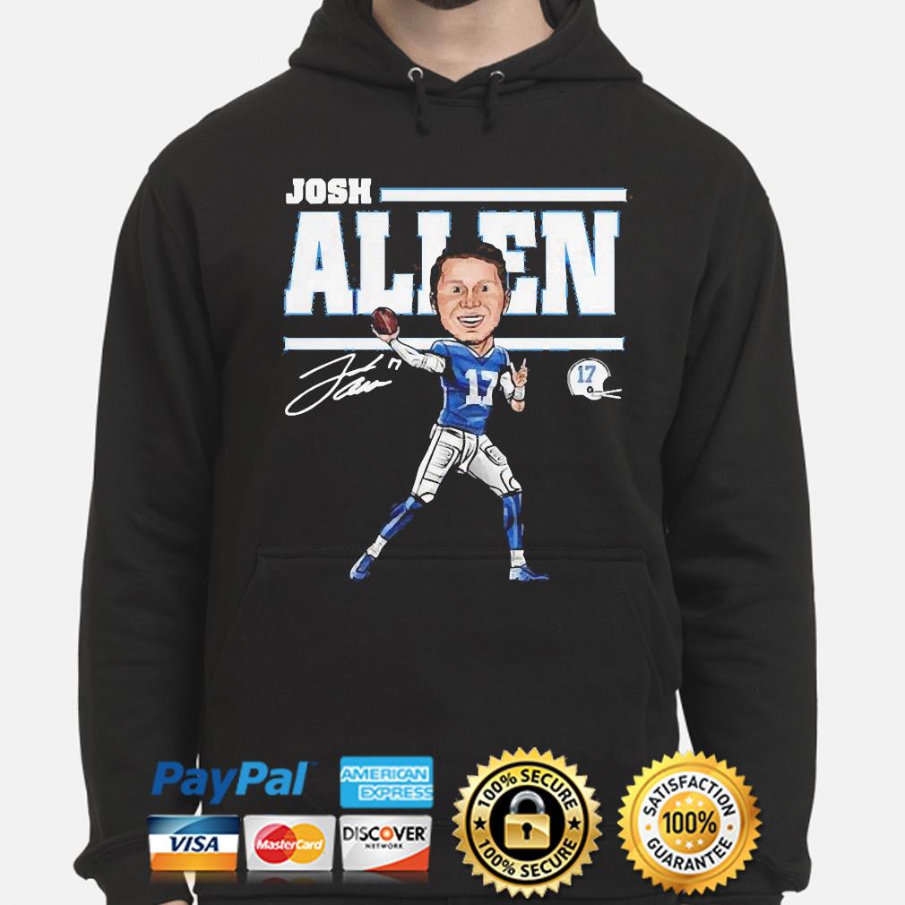 Josh Allen 17 Buffalo Bills Crewneck Sweatshirt, Allen Shirt, Buffalo Bills  Sweatshirt, Bills Mafia Sweatshirt, Women's Bills