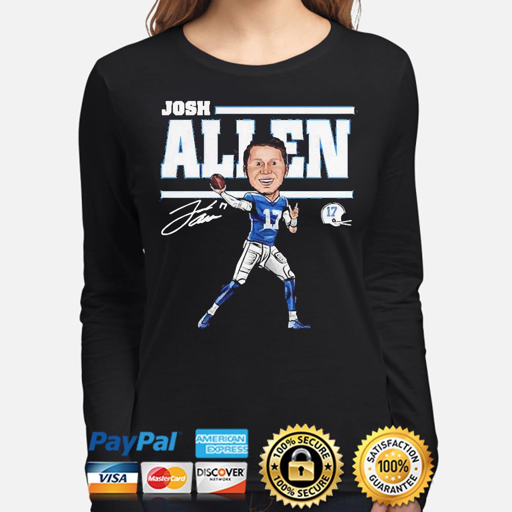 Josh Allen 17 Buffalo Bills Crewneck Sweatshirt, Allen Shirt, Buffalo Bills  Sweatshirt, Bills Mafia Sweatshirt, Women's Bills