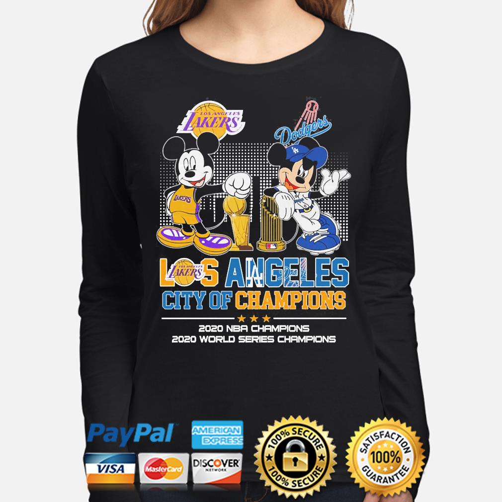 Mickey Mouse Los Angeles Lakers and Dodgers 2020 Champions shirt, hoodie,  sweater, long sleeve and tank top