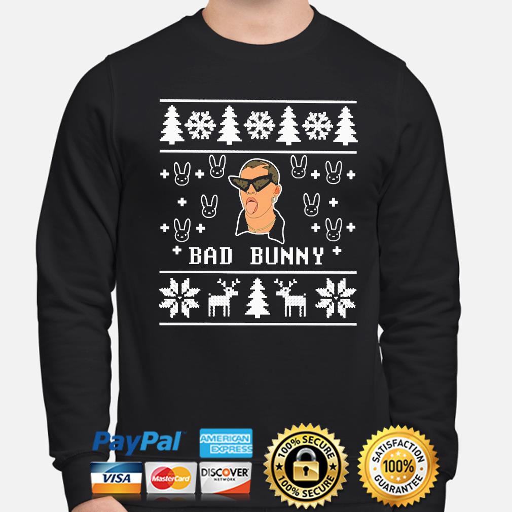 Bad Bunny Funny Unisex Ugly Christmas Sweater