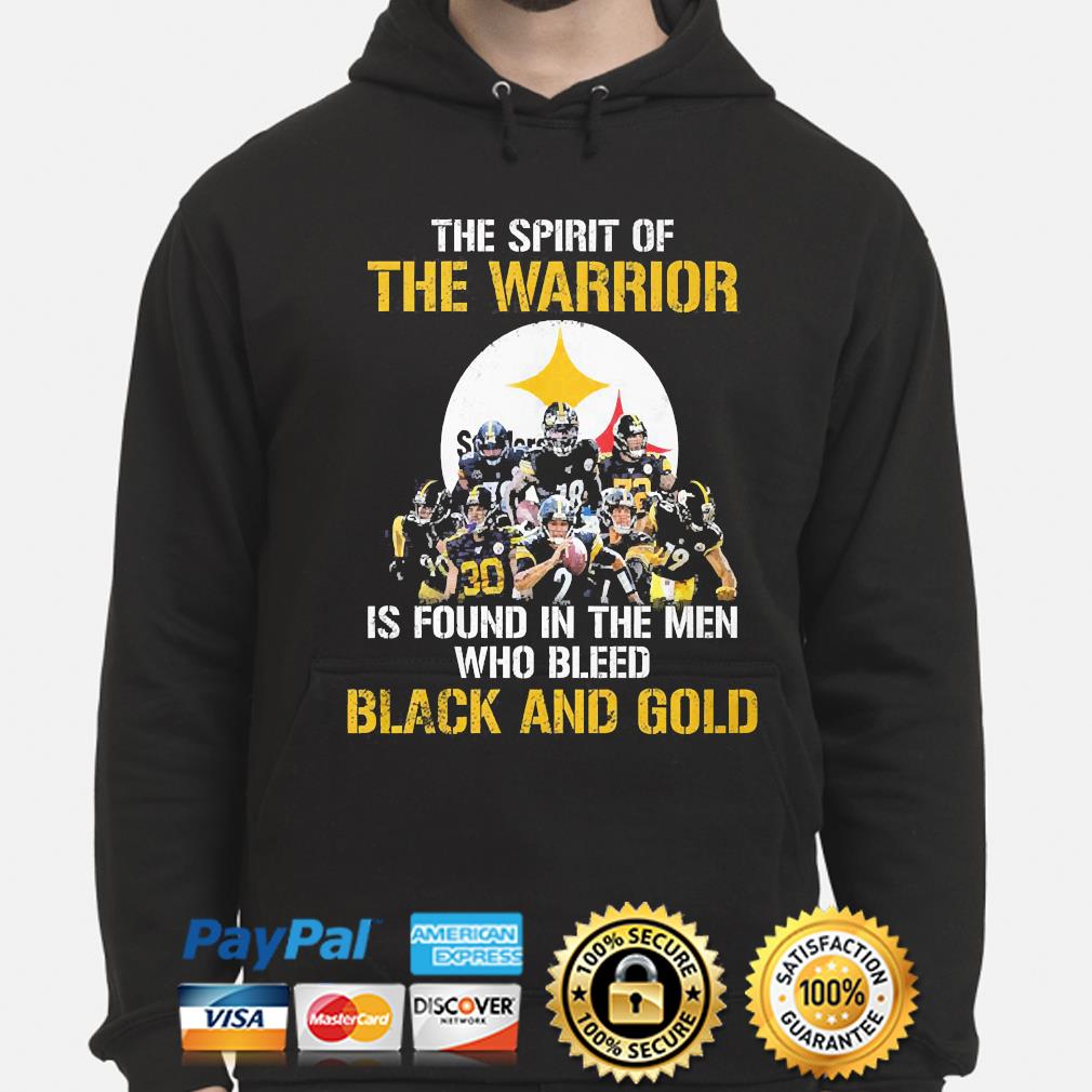 Pittsburgh Steelers the spirit of the warrior is found in the men shirt,  hoodie, sweater, long sleeve and tank top