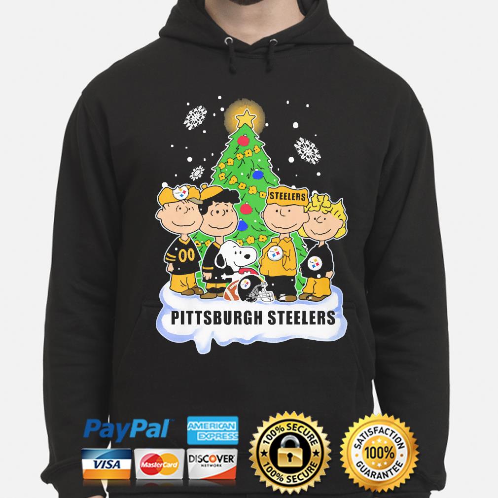 The Peanut Pittsburgh Steelers Christmas tree Merry Christmas shirt - Shirts  Bubble