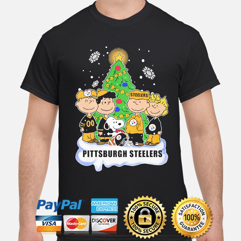 Pittsburgh Steelers Snoopy Merry Steelers Christmas T-Shirt 