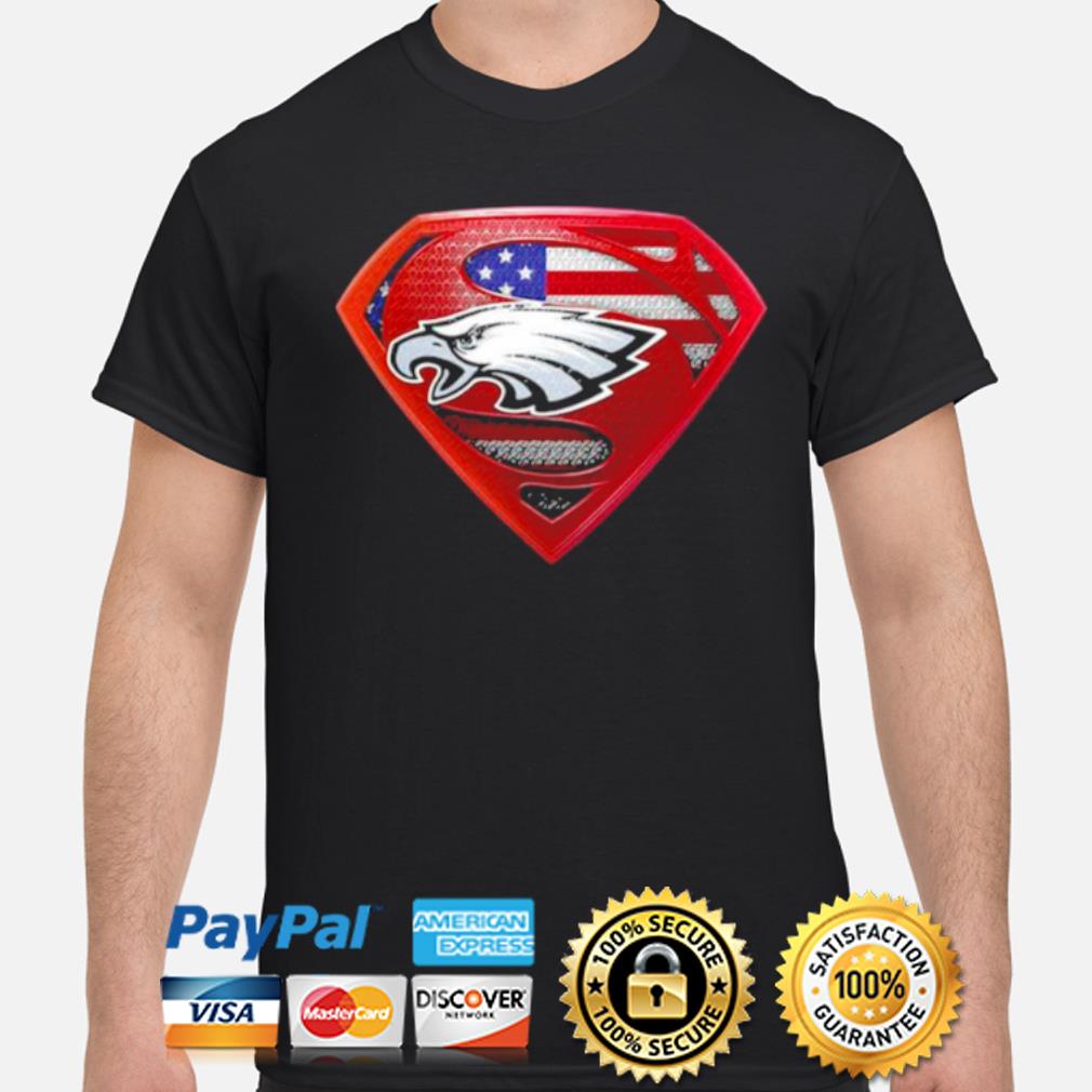 philadelphia eagles superman shirt