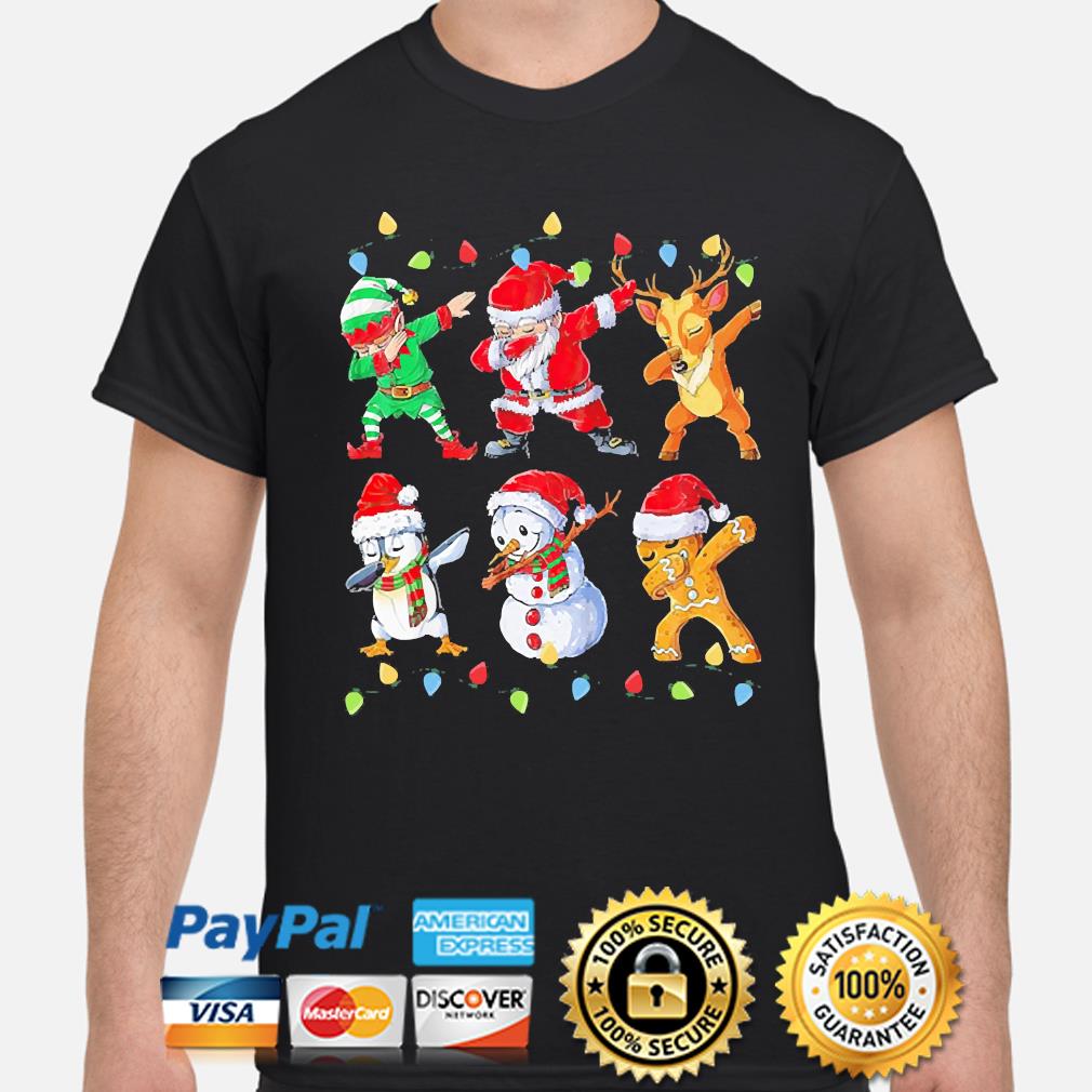Dabbing Christmas Ugly Xmas Sweater Santa Dab Squad Kids Boy T-Shirt
