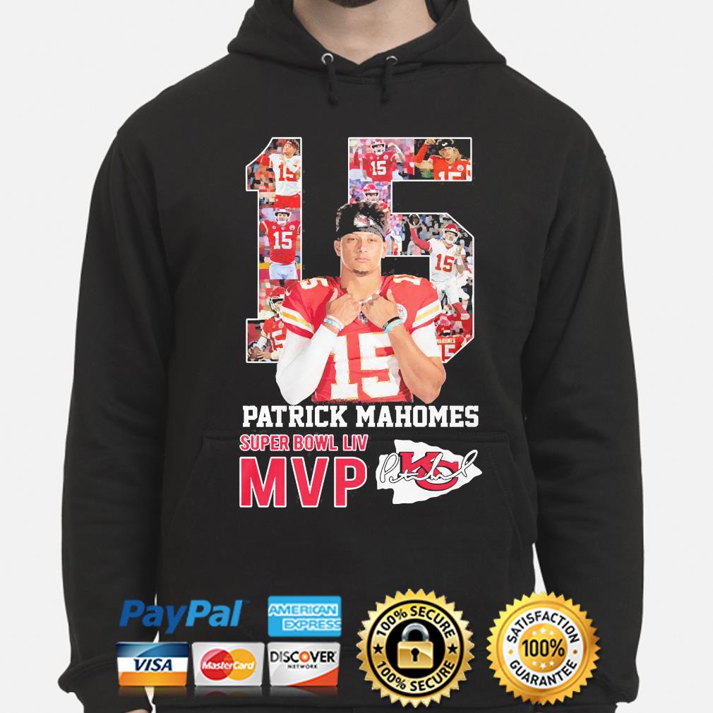 15 Patrick Mahomes Super Bowl Liv Mvp Kansas City Chiefs Football signature  shirt, hoodie, sweater, long sleeve and tank top