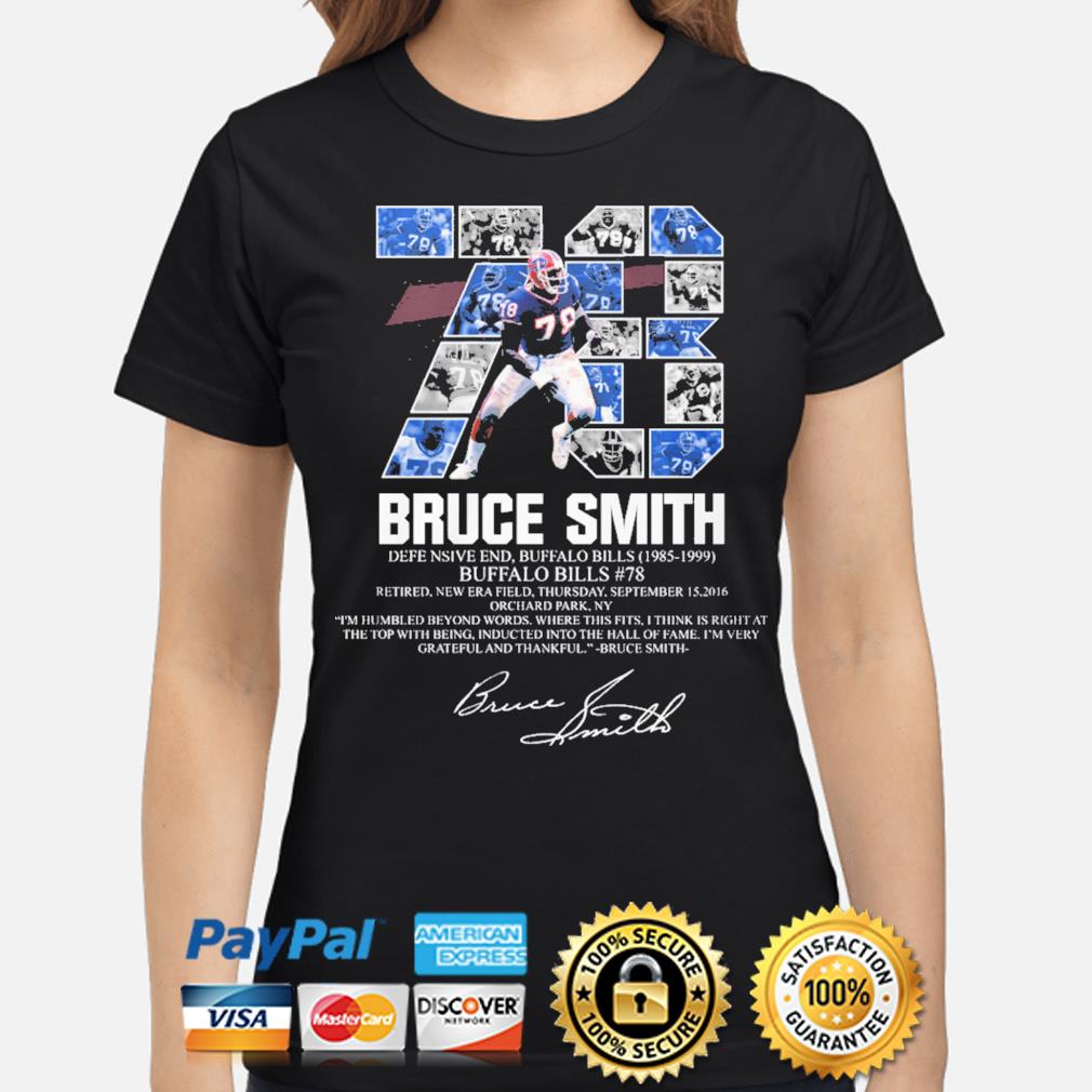 Tops, Bruce Smith Buffalo Bills Signature Shirt