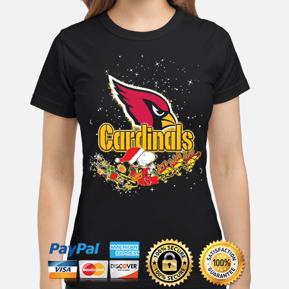 Arizona Cardinals Snoopy Christmas Shirt - High-Quality Printed Brand