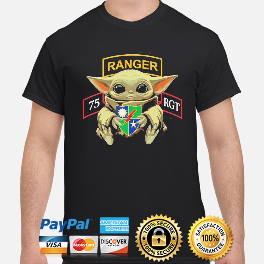 Official Baby Yoda Hug 75th Ranger Regiment Shirt - Togethertee