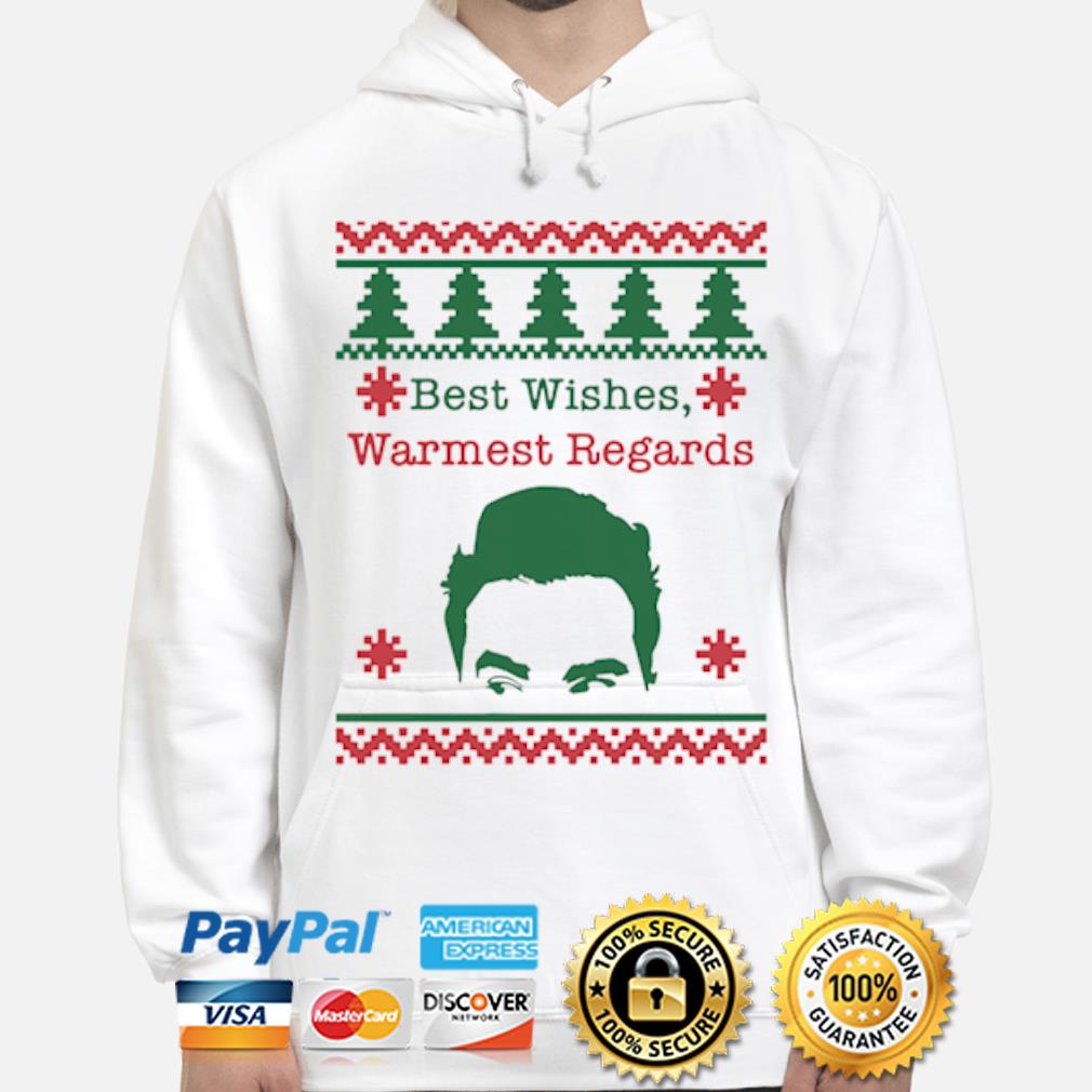 Best Wishes Warmest Regards David Rose Funny Rose Family Schitts Creek Ugly Christmas Sweater Hoodie Sweater Long Sleeve And Tank Top
