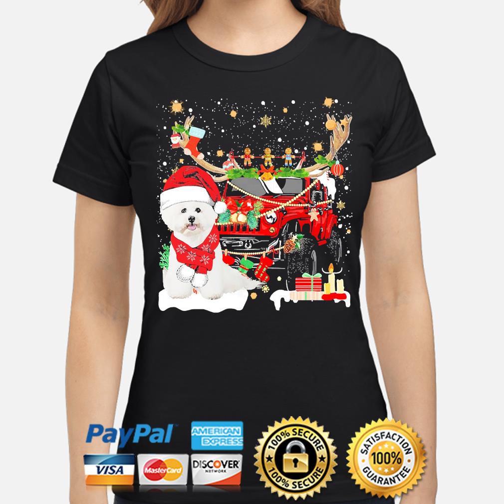 bichon frise christmas jumper