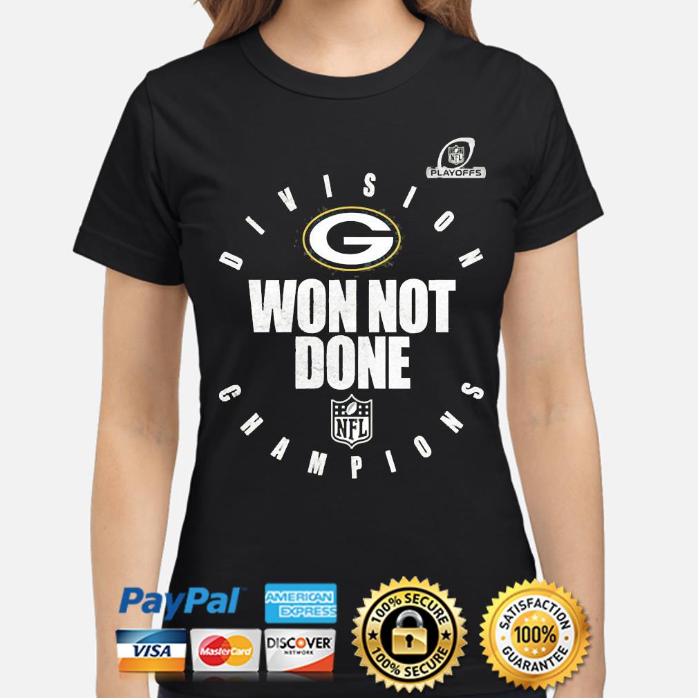 Green Bay Packers NFC north champions 2021 won not done shirt, hoodie,  sweater, long sleeve and tank top