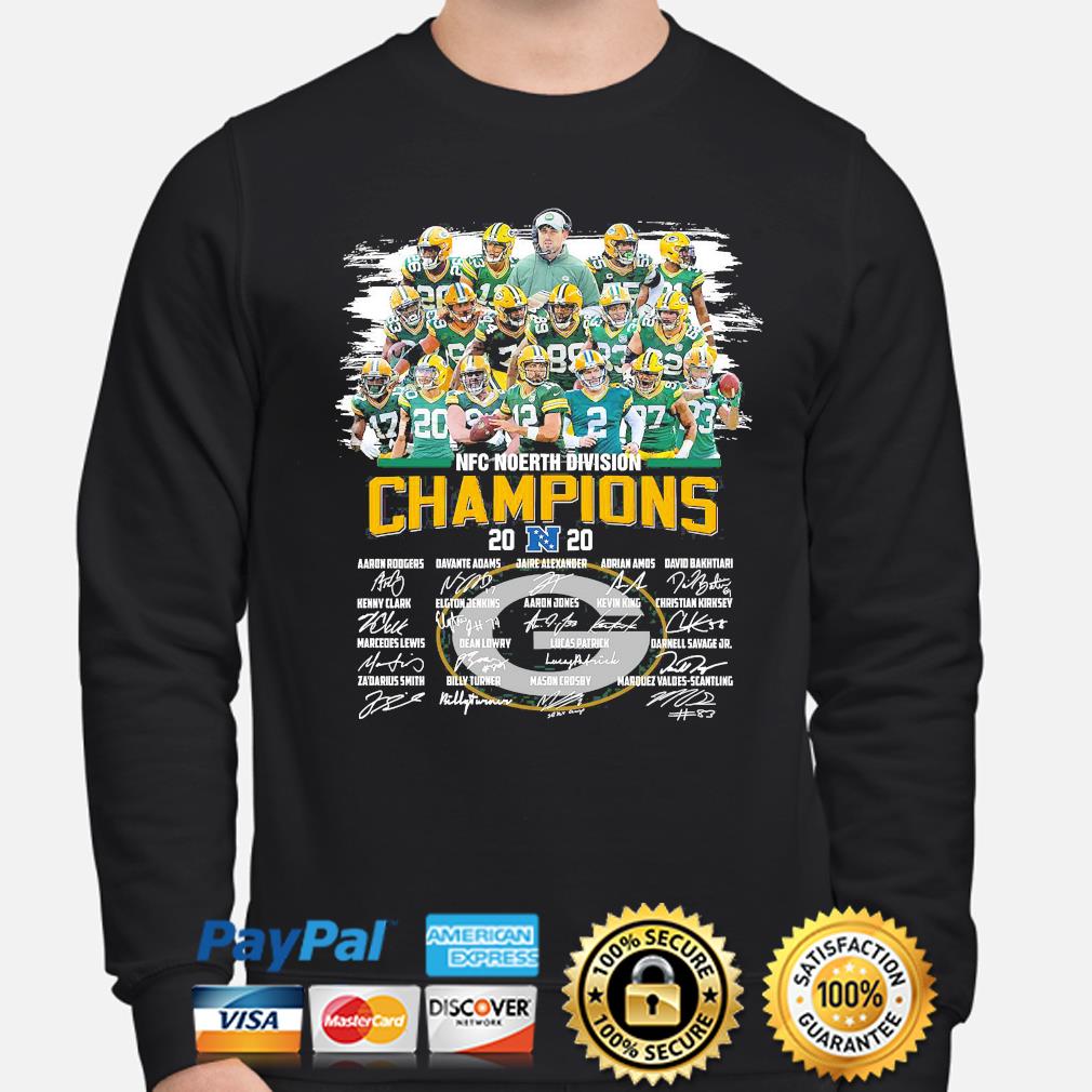 Green Bay Packers 2020 Division Champs Long Sleeved T-Shirt at the