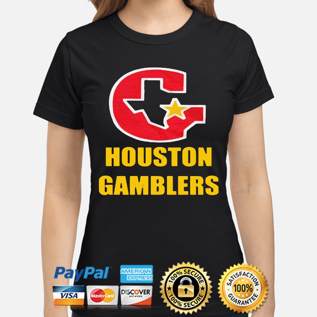 Houston Gamblers shirt, hoodie, sweater, long sleeve and tank top