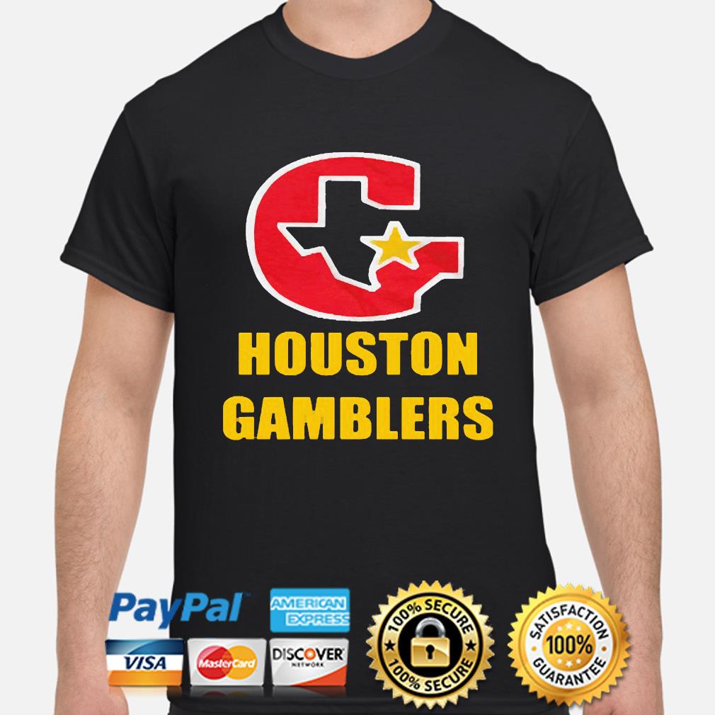 Houston Gamblers shirt, hoodie, sweater, long sleeve and tank top