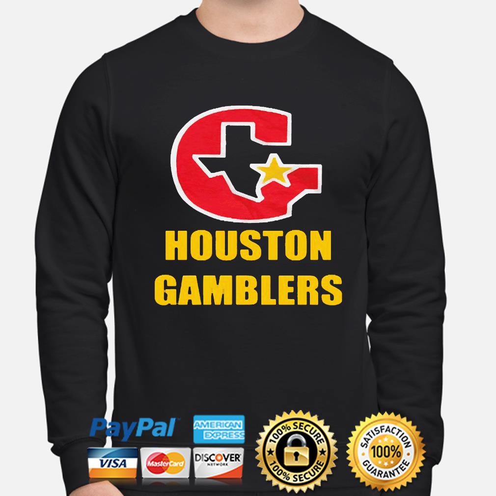 Houston Gamblers shirt, hoodie, sweater, long sleeve and tank top