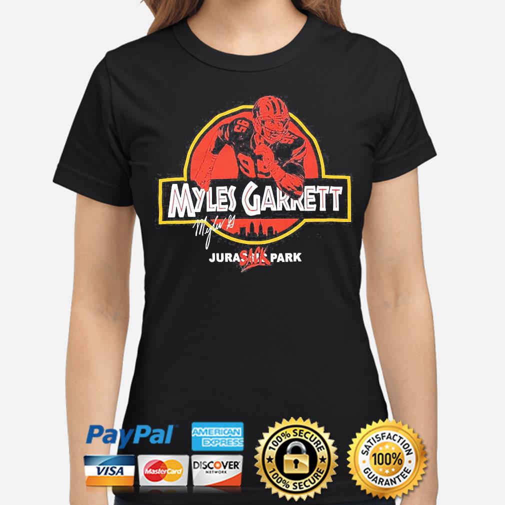 Jurassic Myles Garrett T shirt