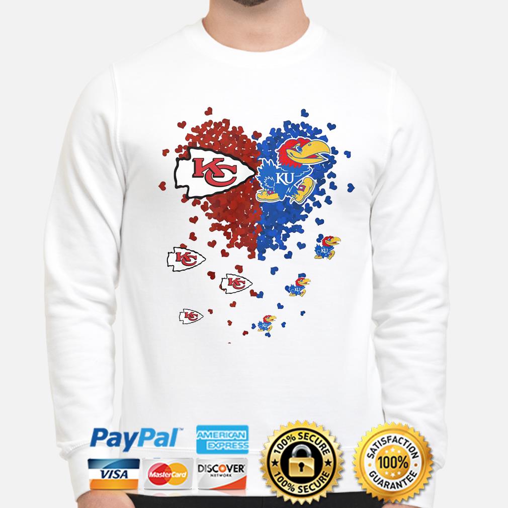 Kansas Jayhawks Chiefs Royals logo shirt, hoodie, sweater, long sleeve and  tank top