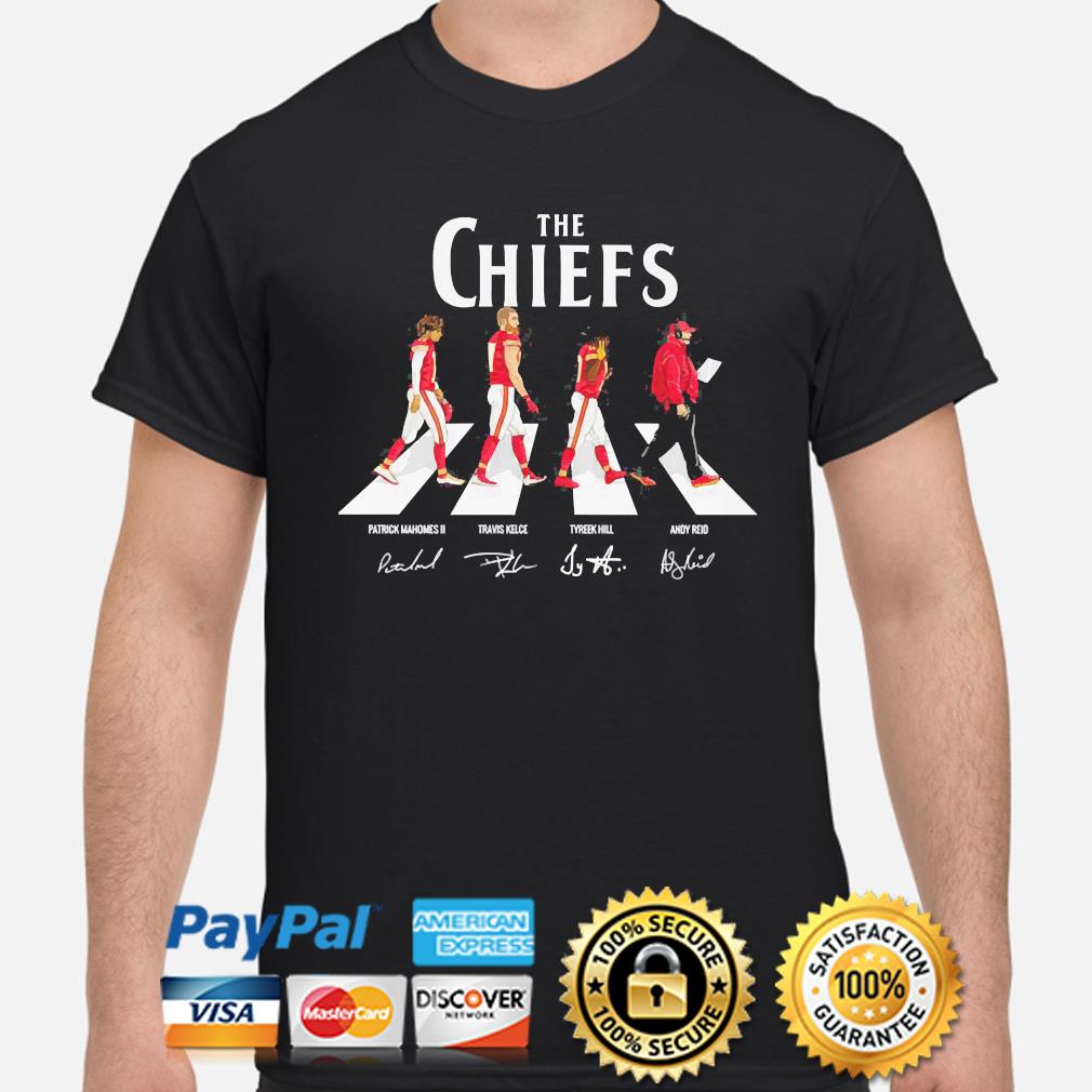 Kansas City Chiefs Abbey Road signatures shirt, hoodie, longsleeve tee,  sweater